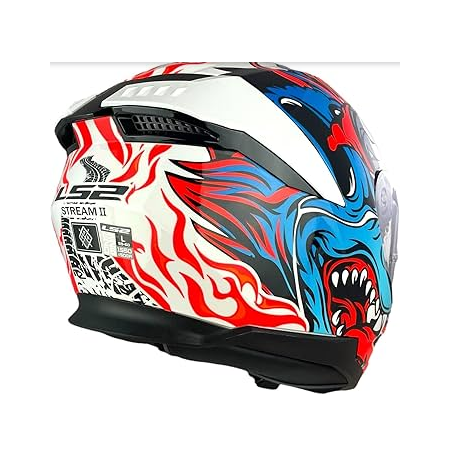 Kask intergalny LS2 Stream II Inferno Blue